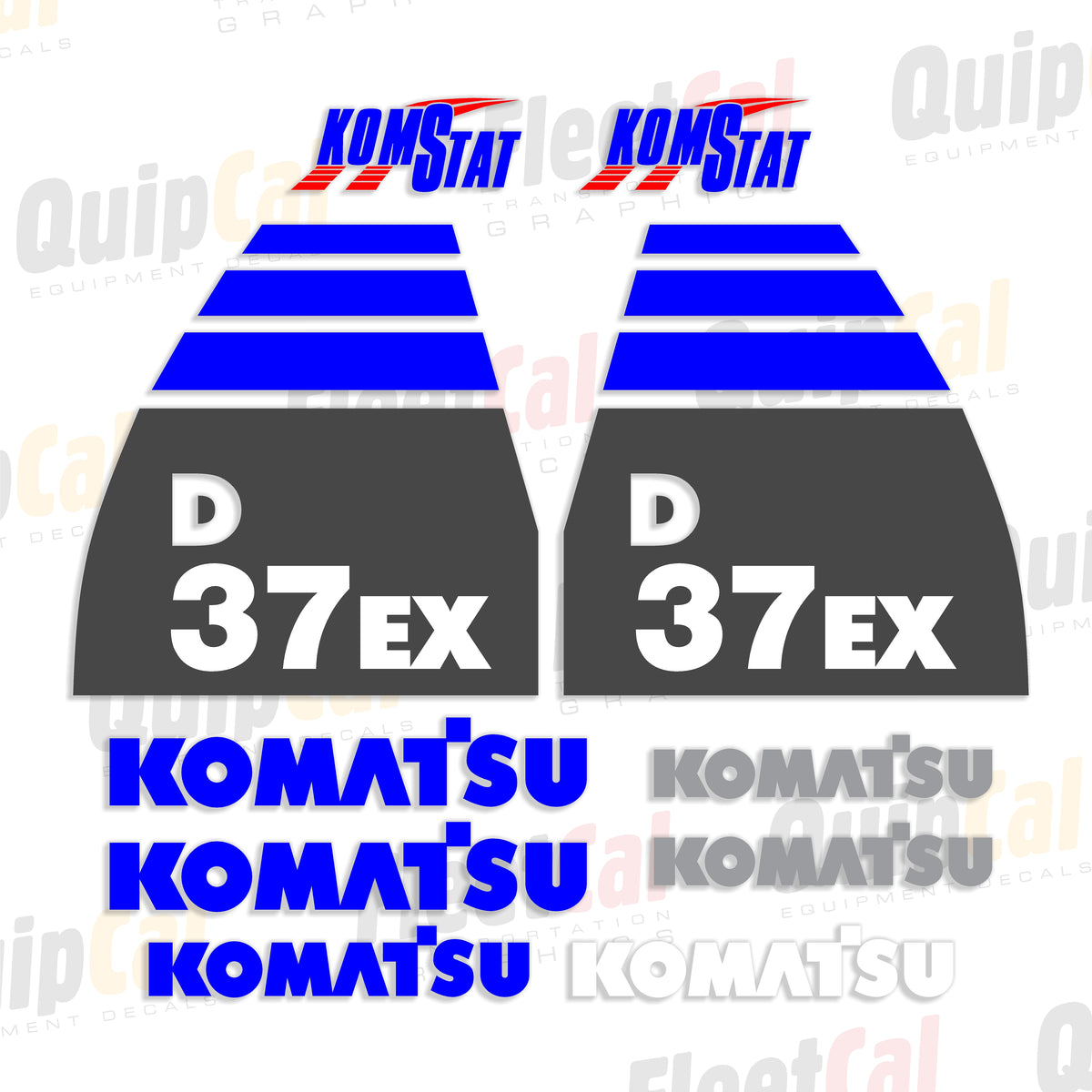 Komatsu Dozer Decals