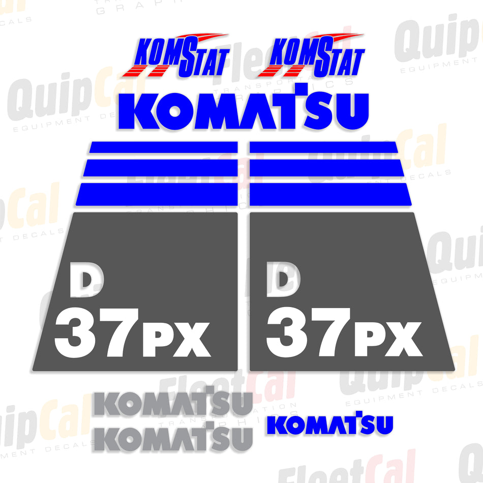 Komatsu Dozer Decals