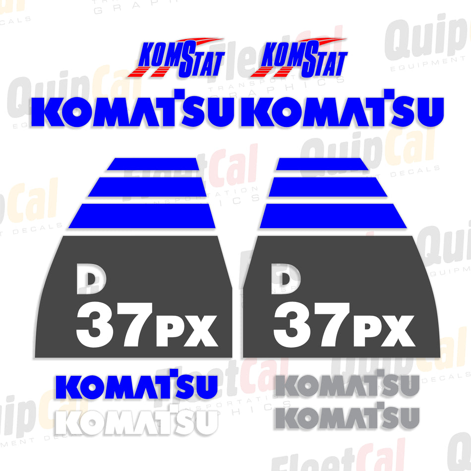 Komatsu Dozer Decals