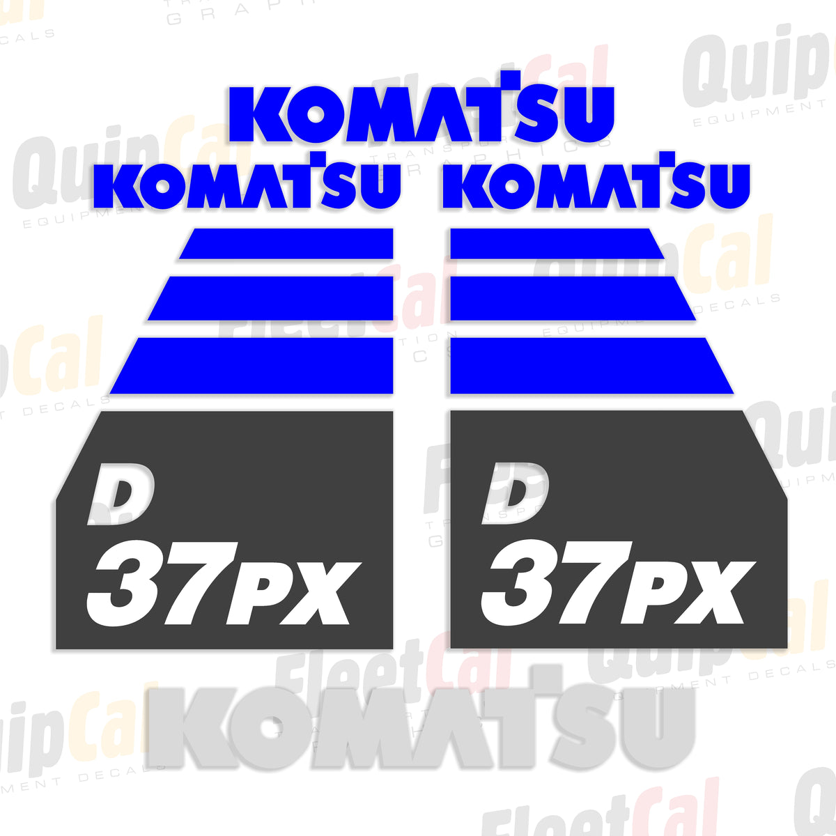 Komatsu Dozer Decals