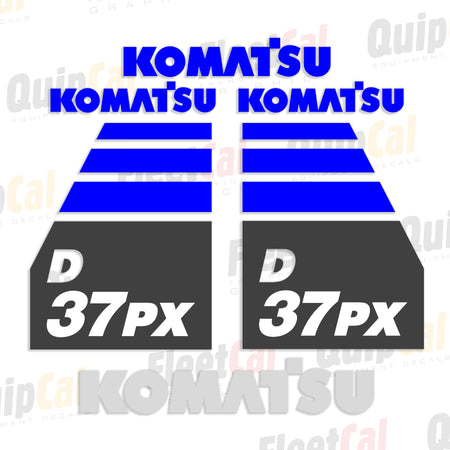 Komatsu Dozer Decals