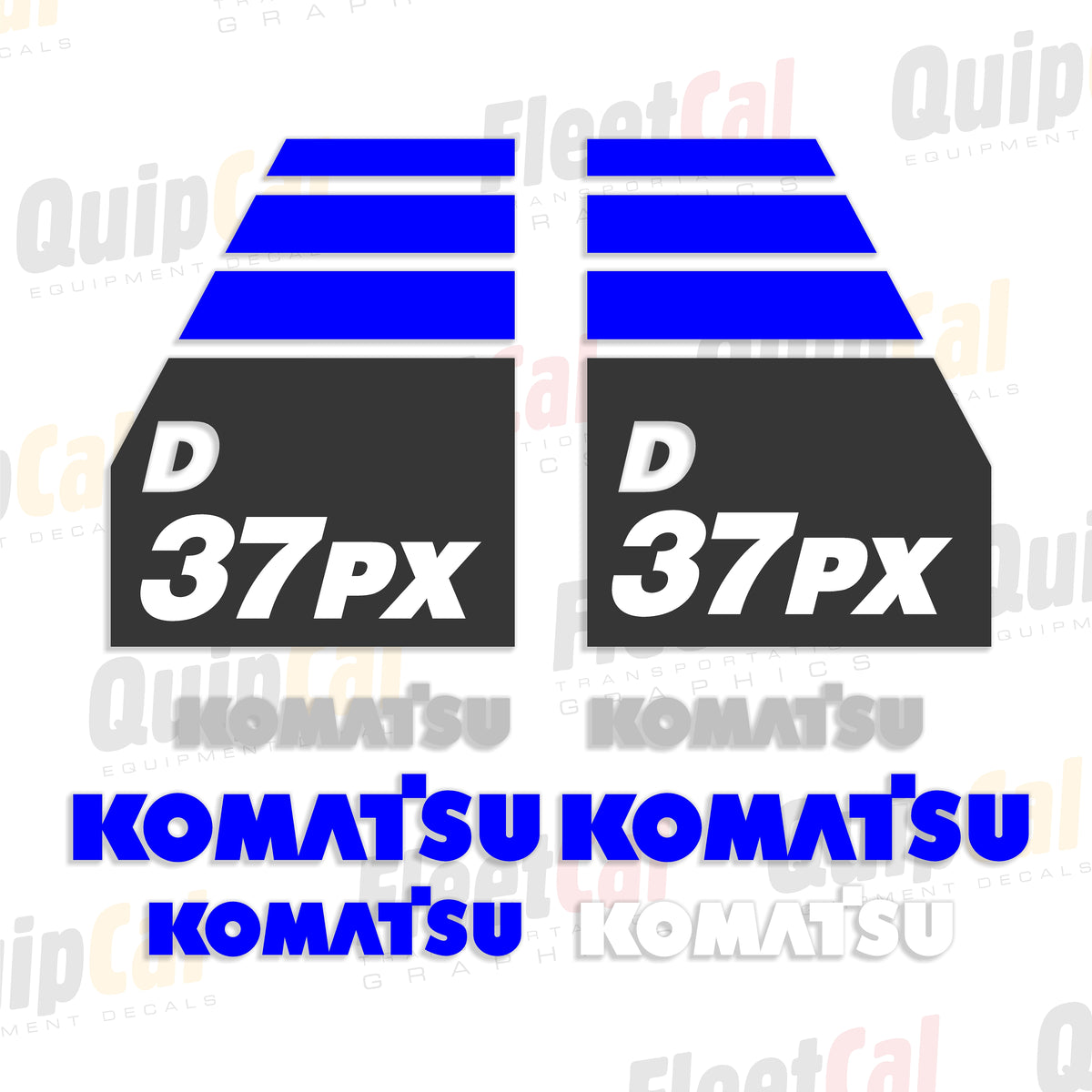 Komatsu Dozer Decals