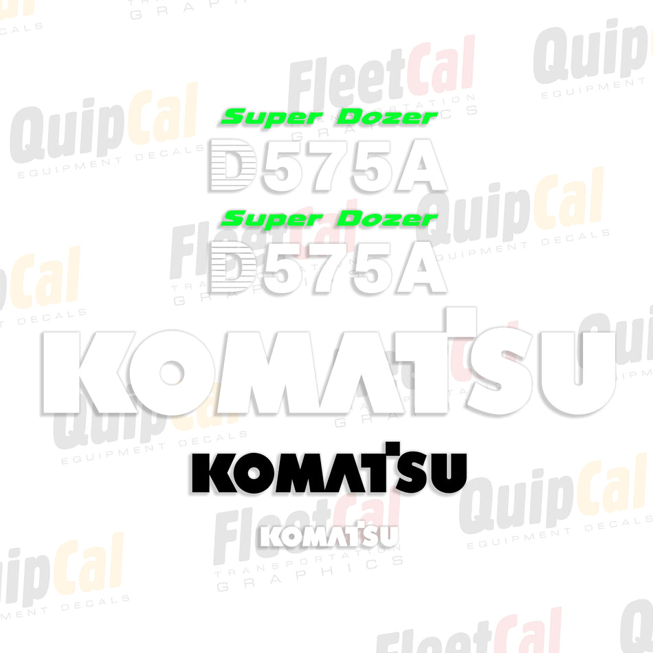 Komatsu Dozer Decals