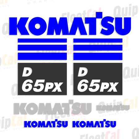 Komatsu Dozer Decals