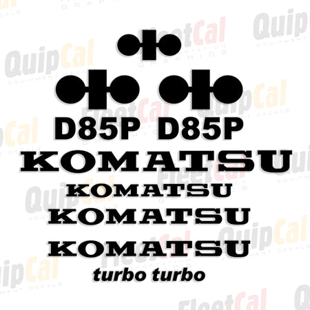 Komatsu Dozer Decals