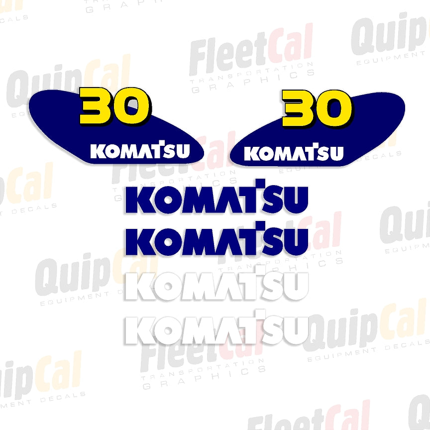 Komatsu Forklift Decals