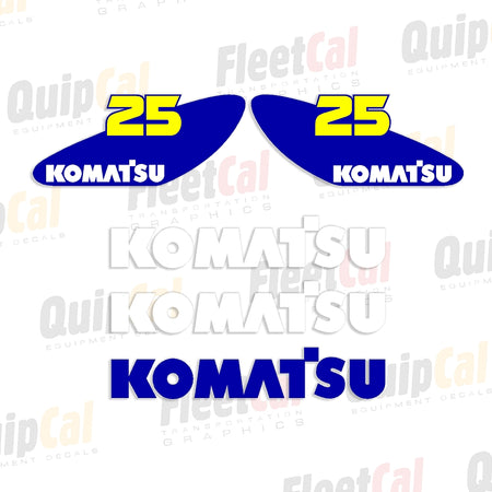 Komatsu Forklift Decals