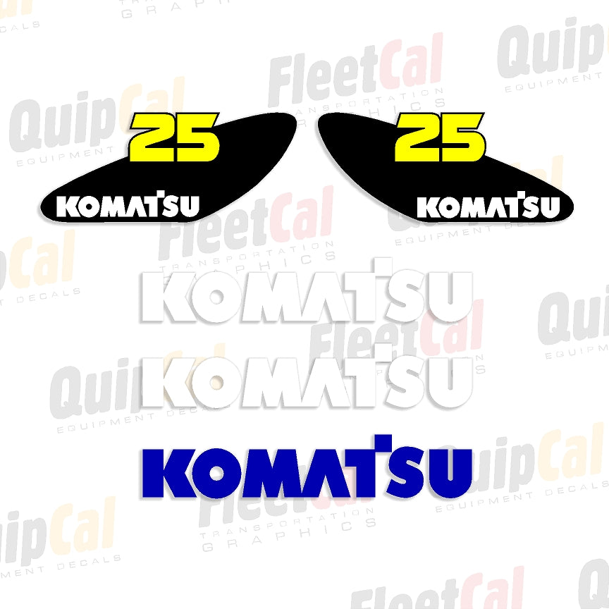 Komatsu Forklift Decals