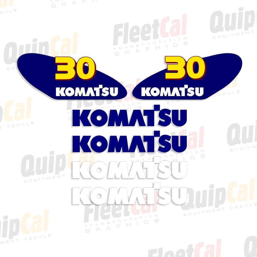 Komatsu Forklift Decals