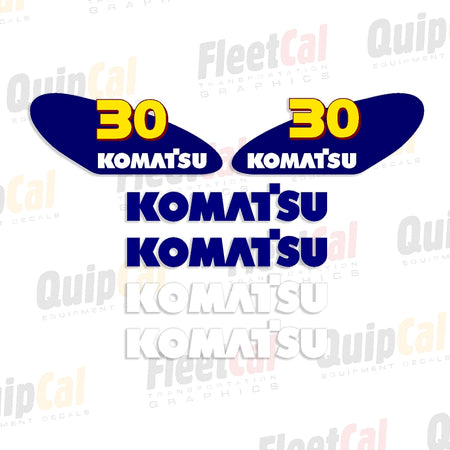 Komatsu Forklift Decals