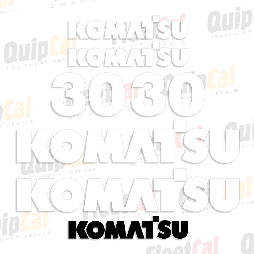 Komatsu Forklift Decals