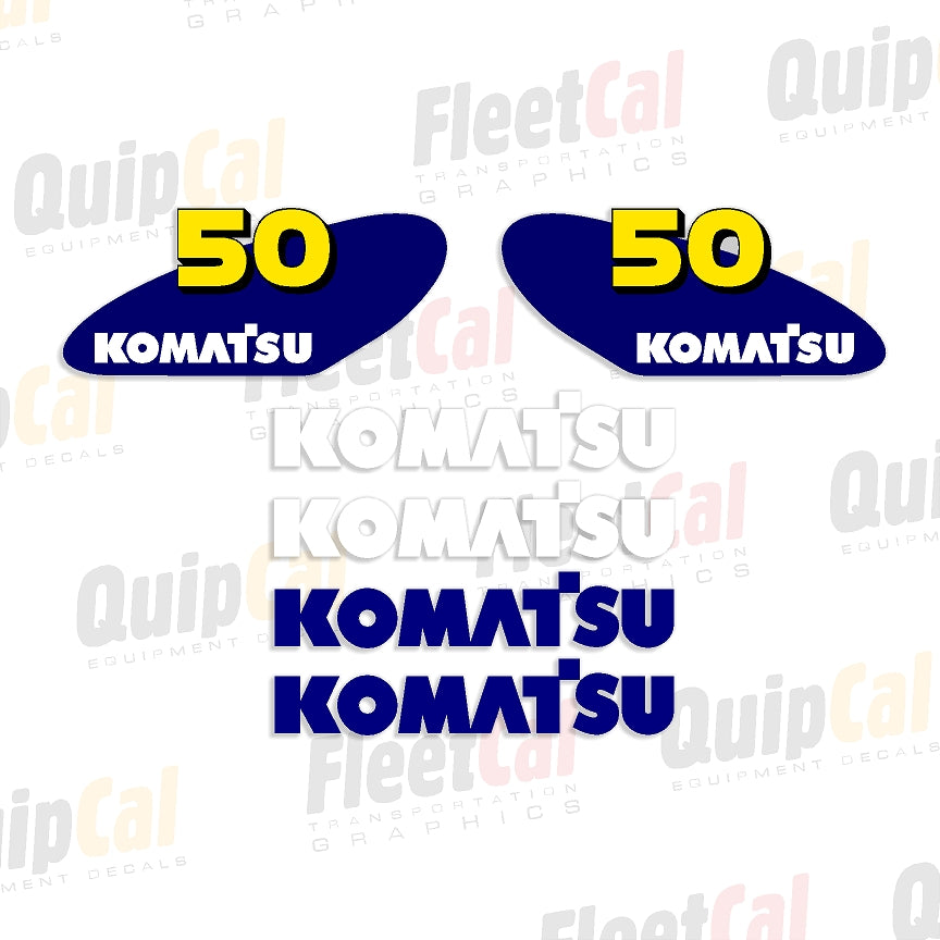 Komatsu Forklift Decals