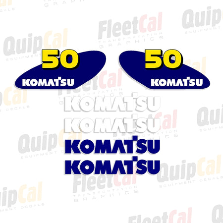Komatsu Forklift Decals