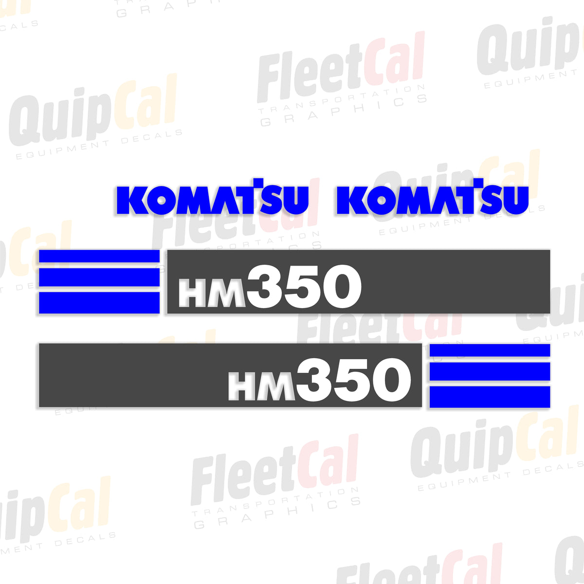 Komatsu Haul Truck Decals