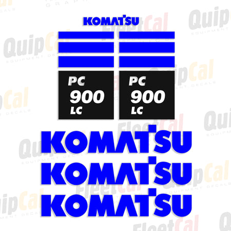 Komatsu Excavator Decals
