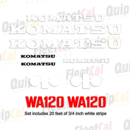 Komatsu Wheel Loader Decals