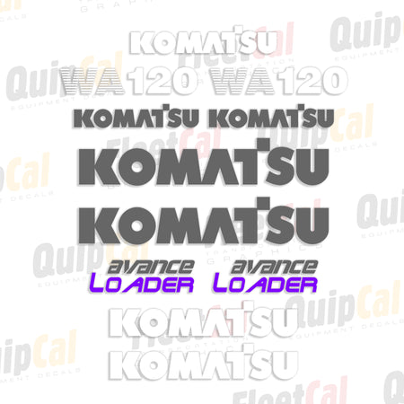 Komatsu Wheel Loader Decals