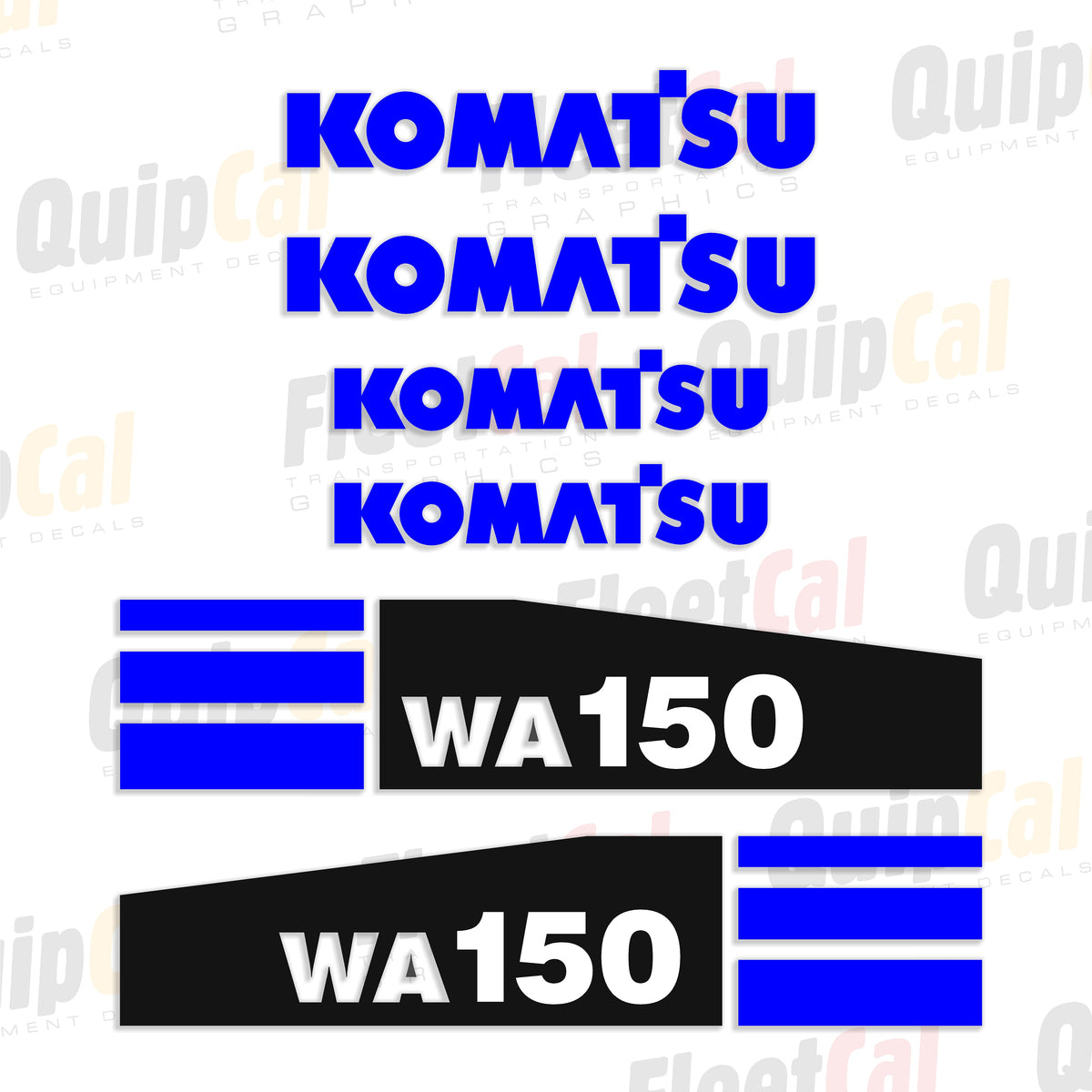 Komatsu Wheel Loader Decals