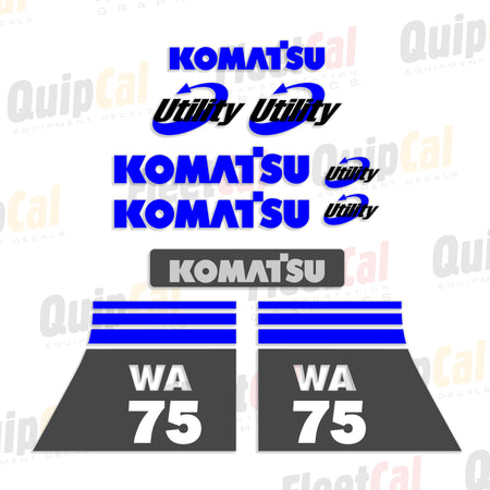 Komatsu Wheel Loader Decals