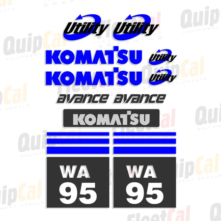 Komatsu Wheel Loader Decals