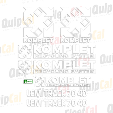 Komplet Crusher Decals