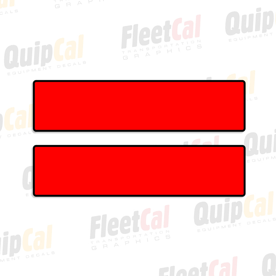 Kubota Compacte Rupslader Achterreflectoren (1 PAAR)