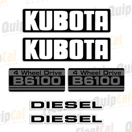 Kubota Tractor - Loader Decals