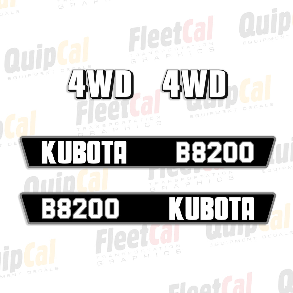 Kubota Compact Tractor Decals