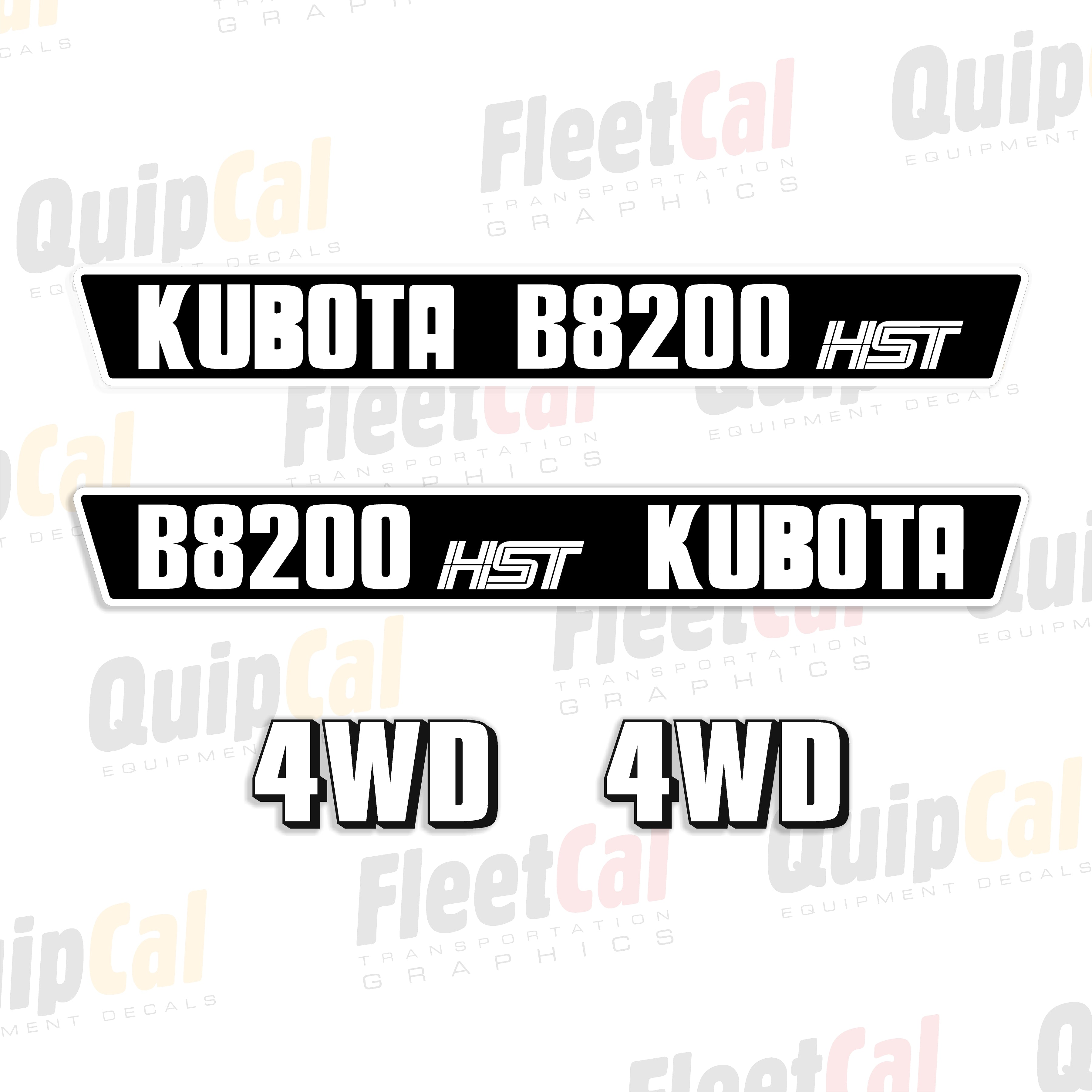 Kubota Compact Tractor Decals