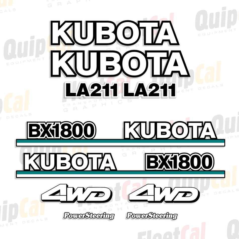 Kubota Tractor Loader Decals
