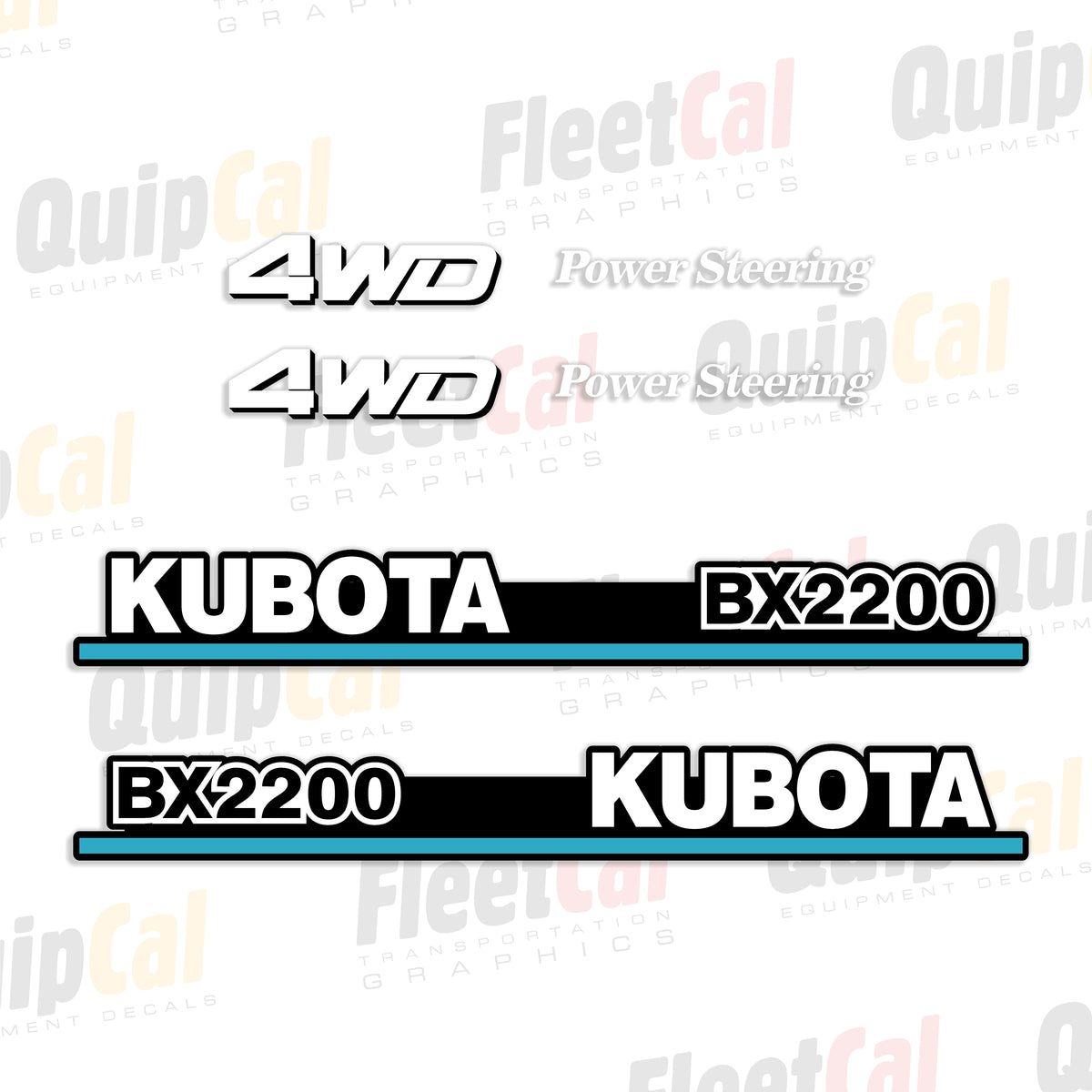 Kubota Compact Tractor Decals
