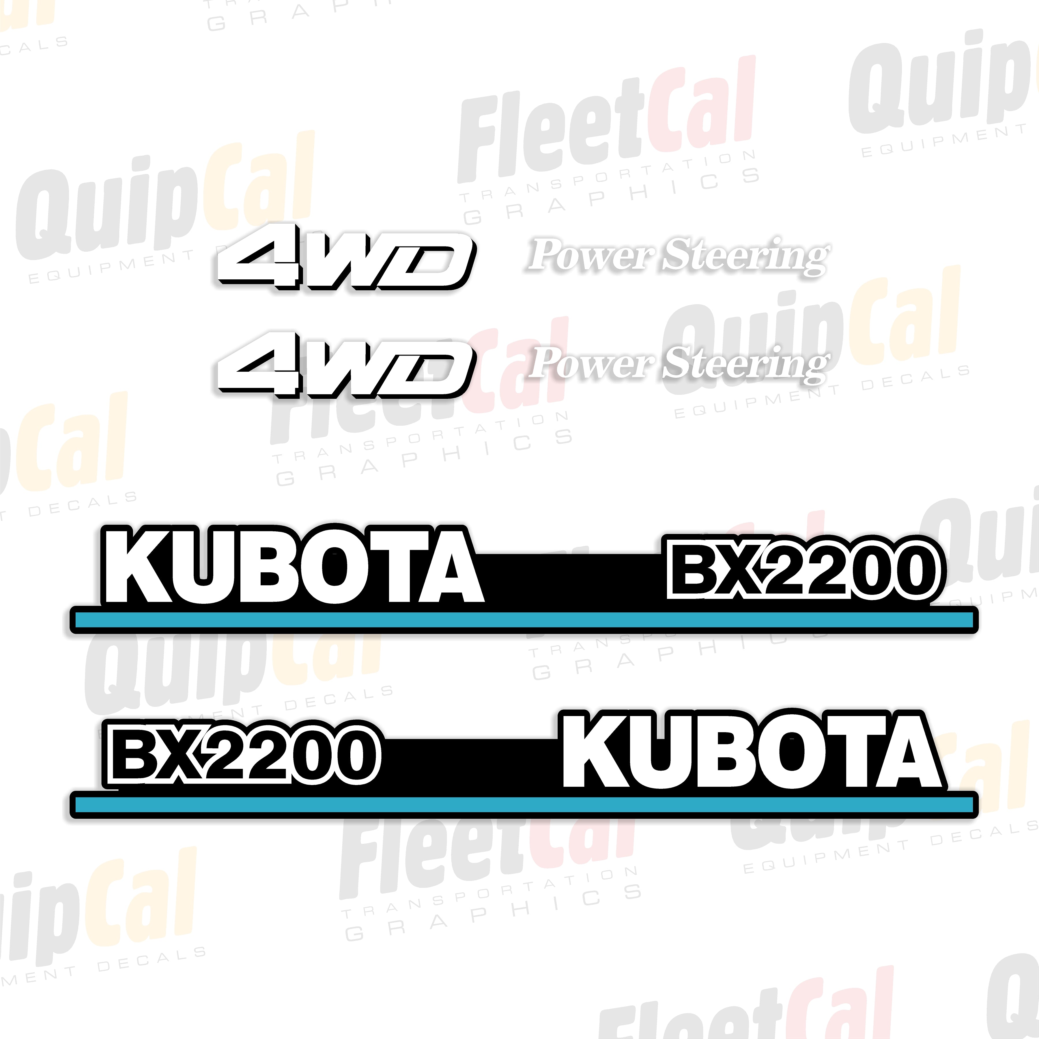 Kubota Compact Tractor Decals