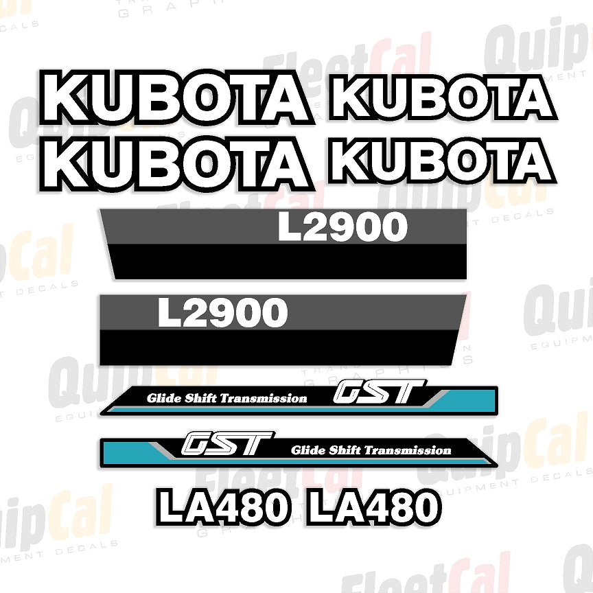 Kubota Tractor - Loader Decals