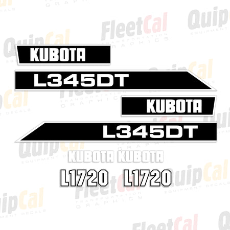 Kubota Tractor Decals
