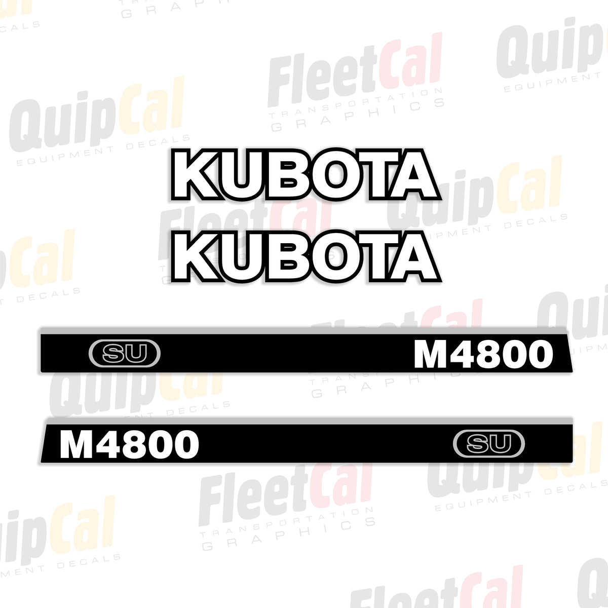 Kubota Tractor Decals
