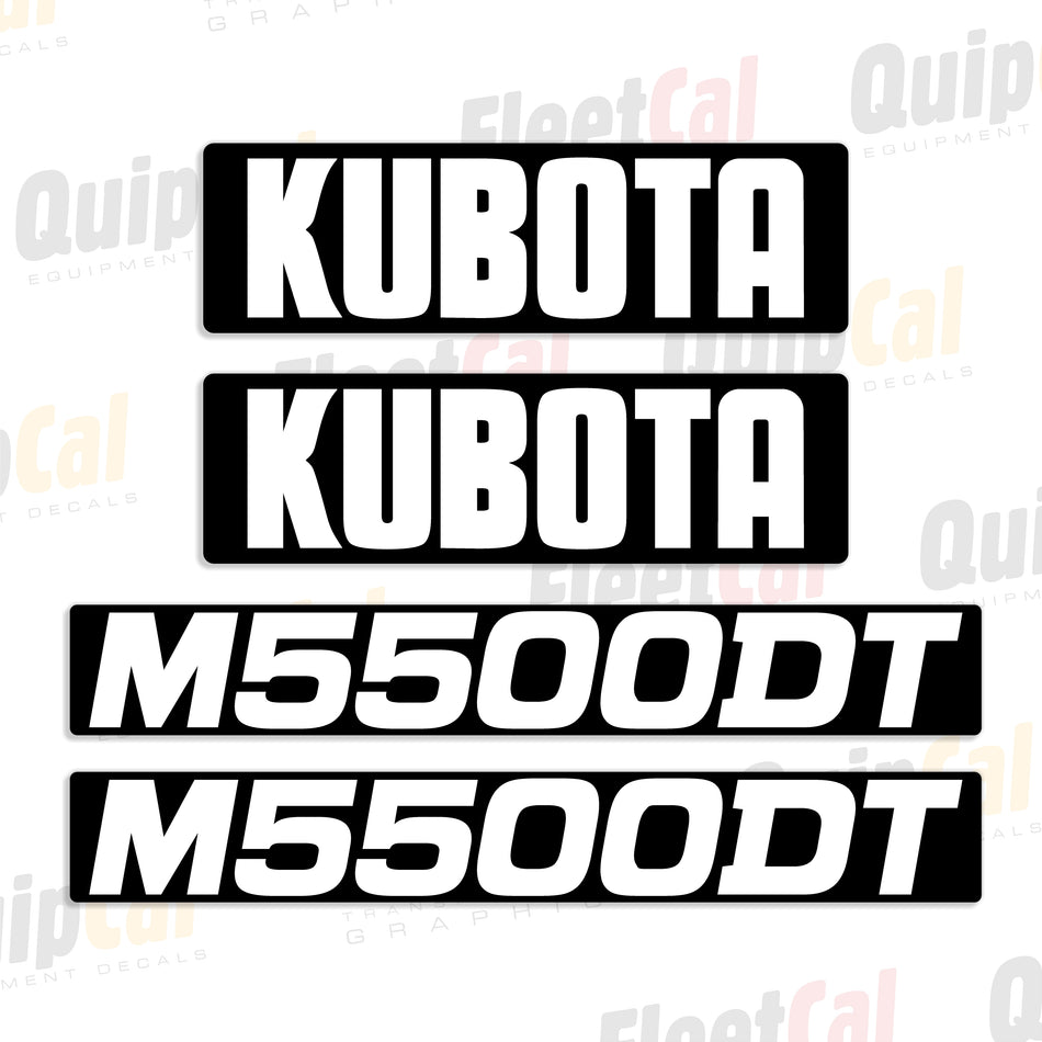 Kubota Tractor Decals