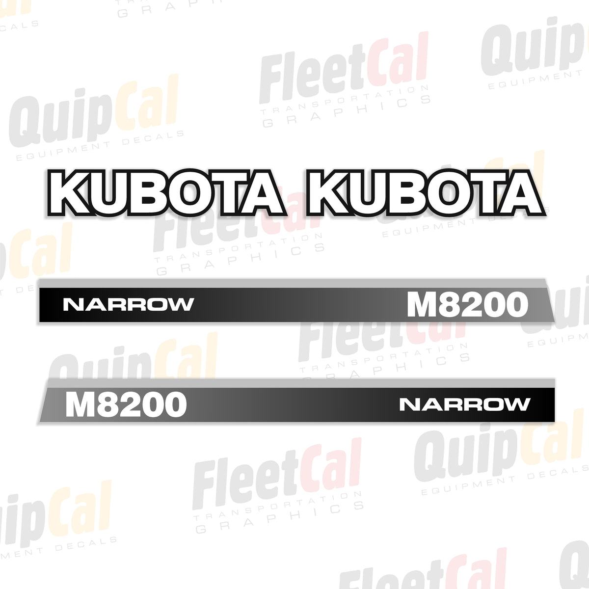 Kubota Tractor Decals