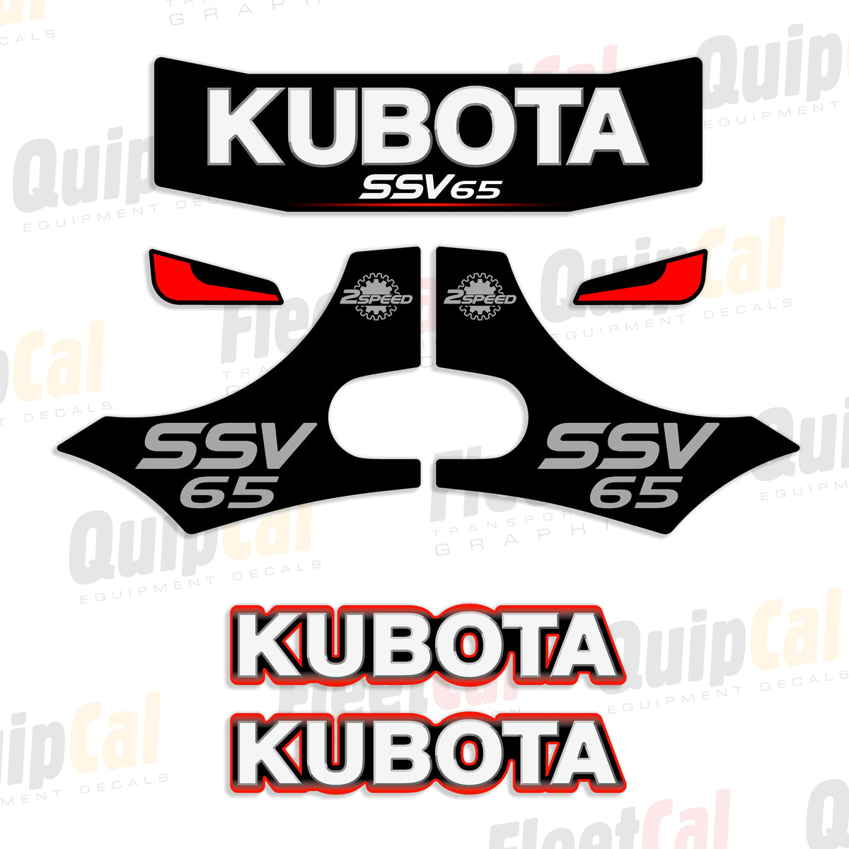 Kubota Compact Track Loader Decals