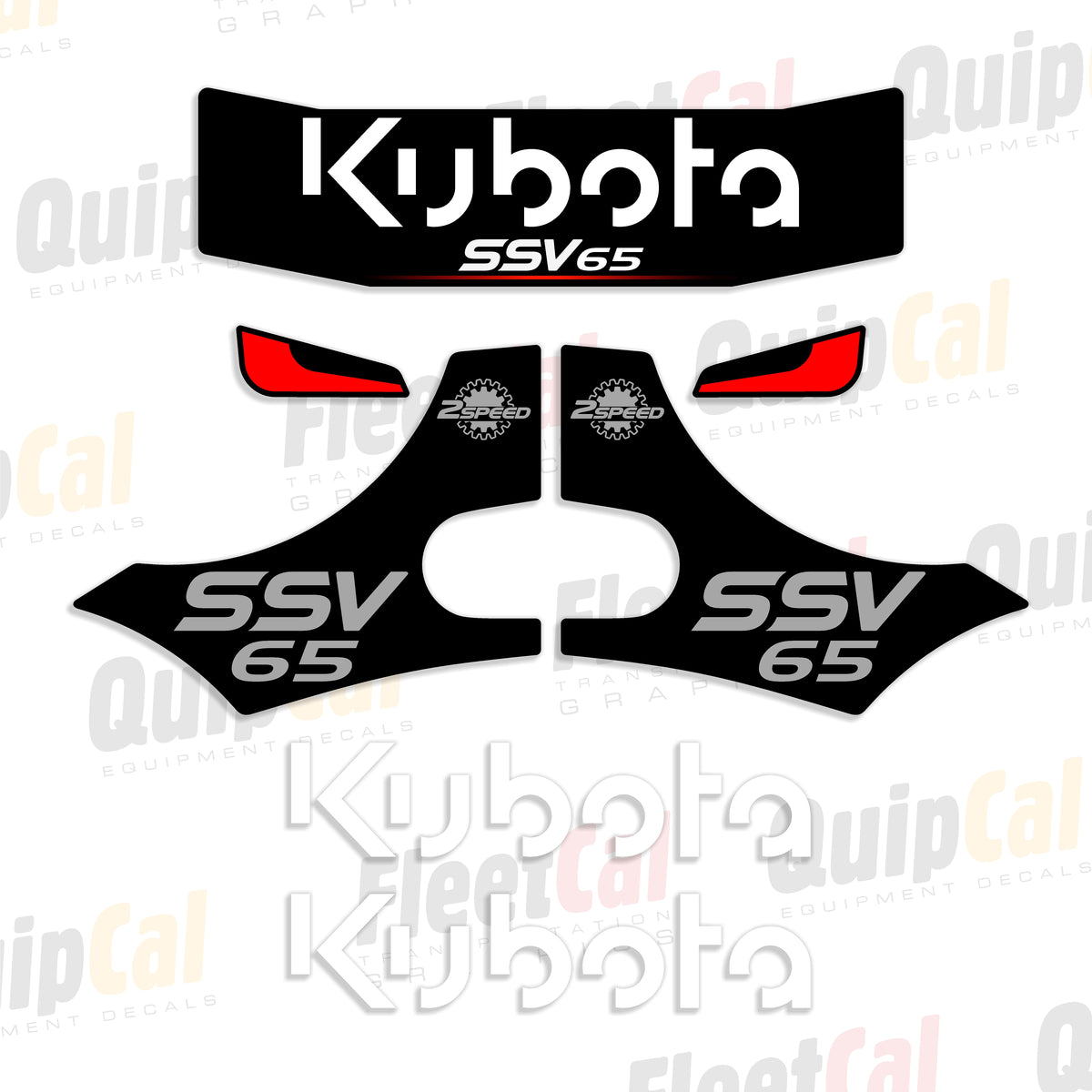 Kubota Compact Track Loader Decals