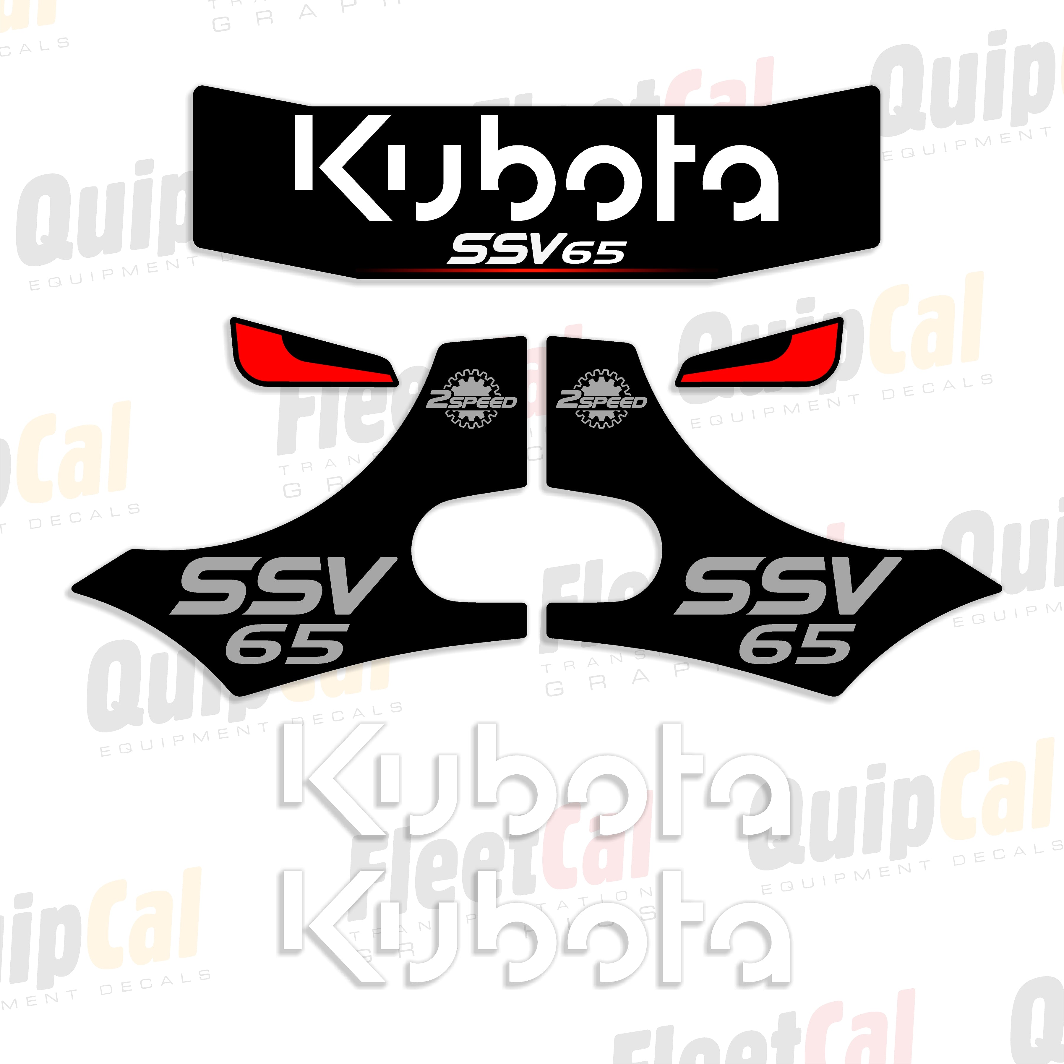 Kubota Compact Track Loader Decals