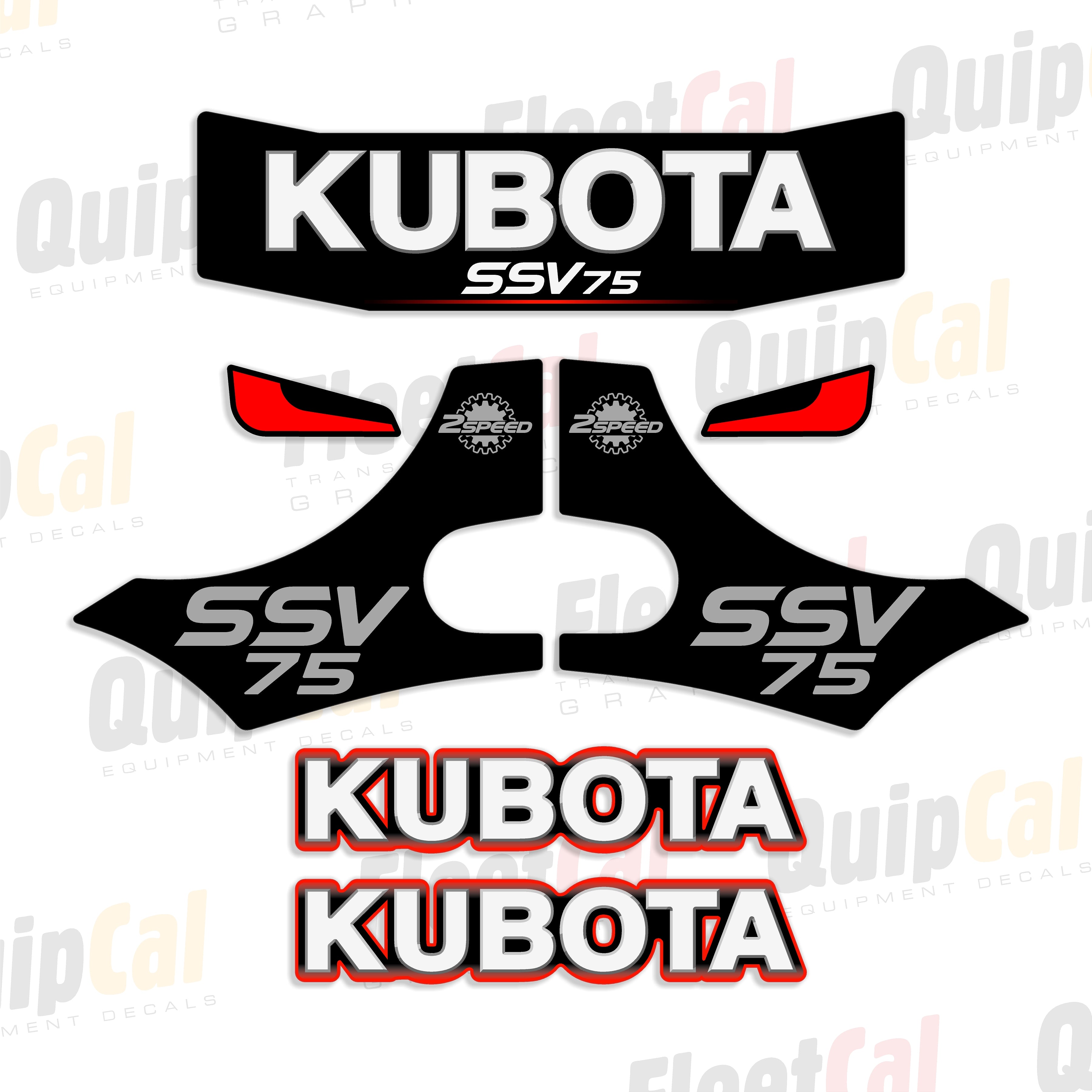Kubota Compact Track Loader Decals
