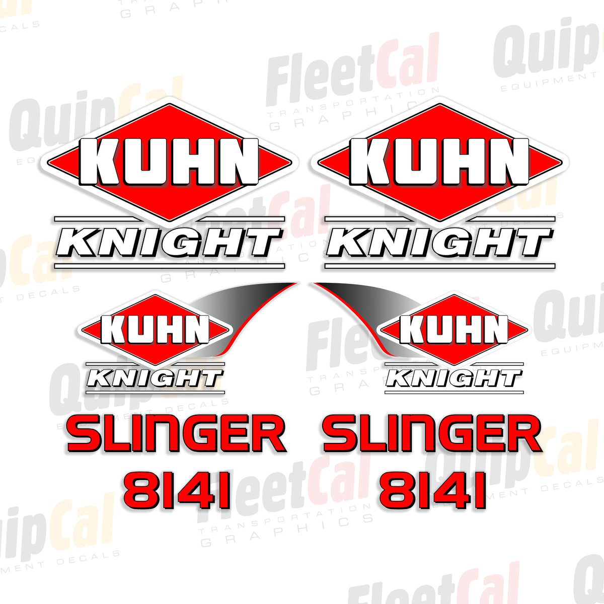 Kuhn Knight Manure Spreader Decals