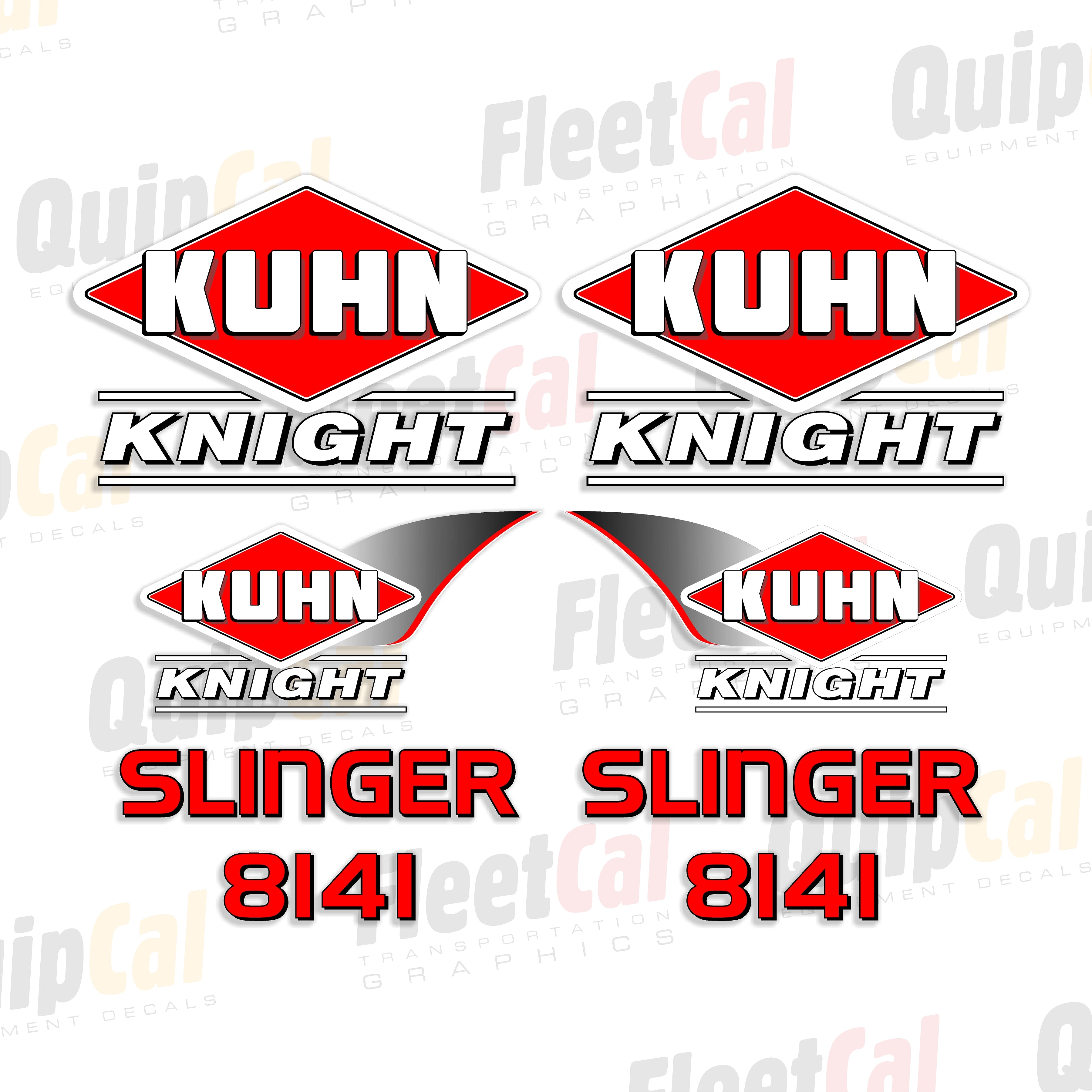 Kuhn Knight Manure Spreader Decals