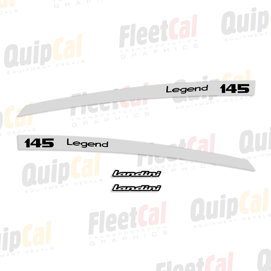 Landini 145 Legend Tractor Hood Decal Set