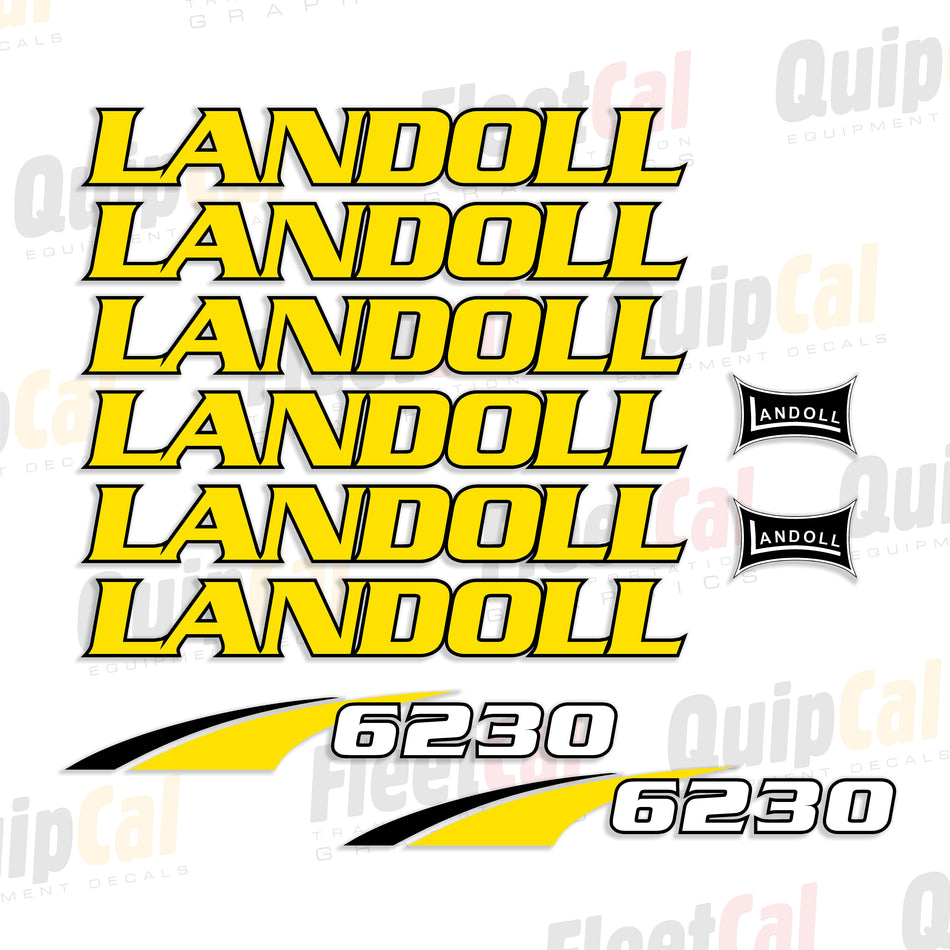 Landoll 6230 Disc Decal Set