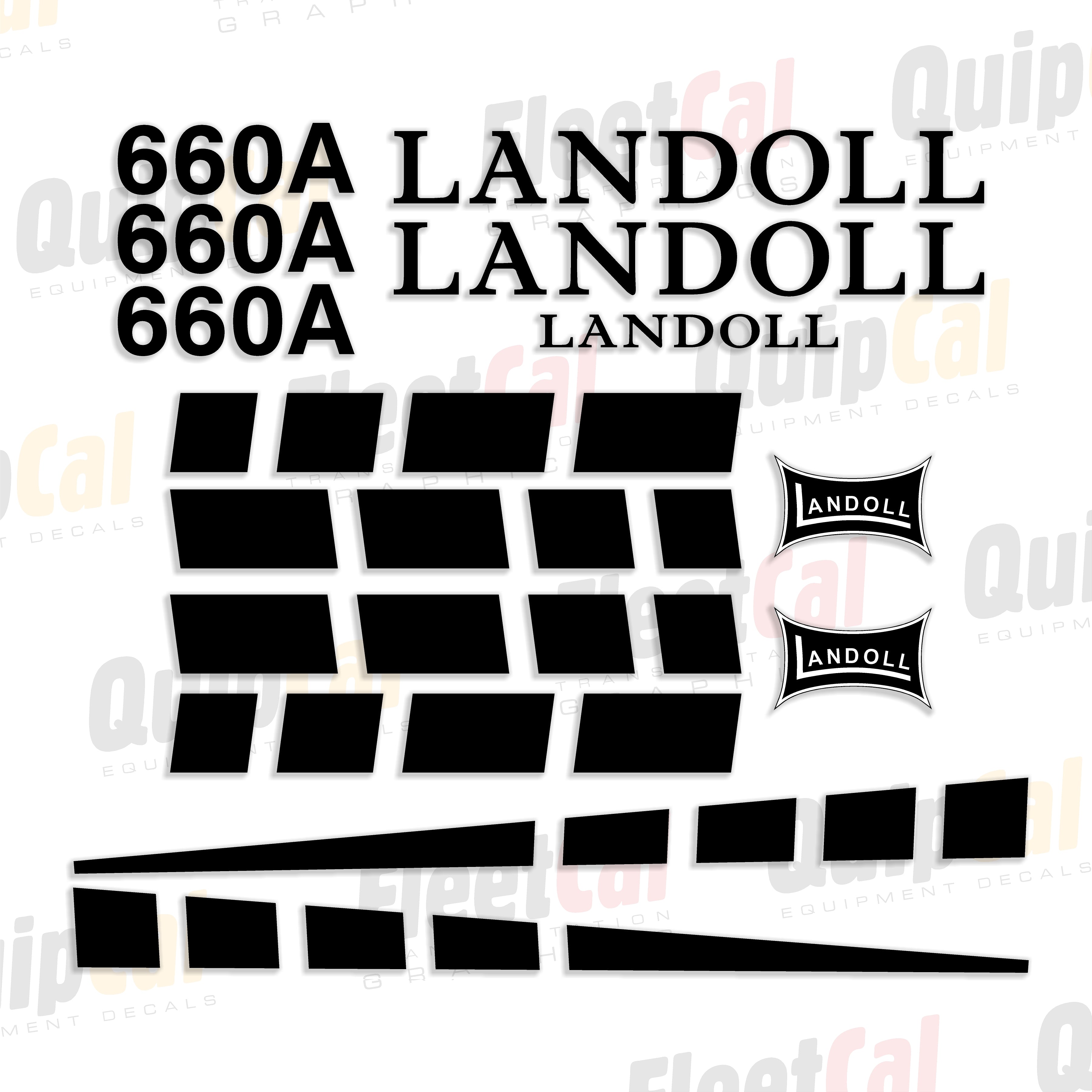 Landoll Trailer Decals