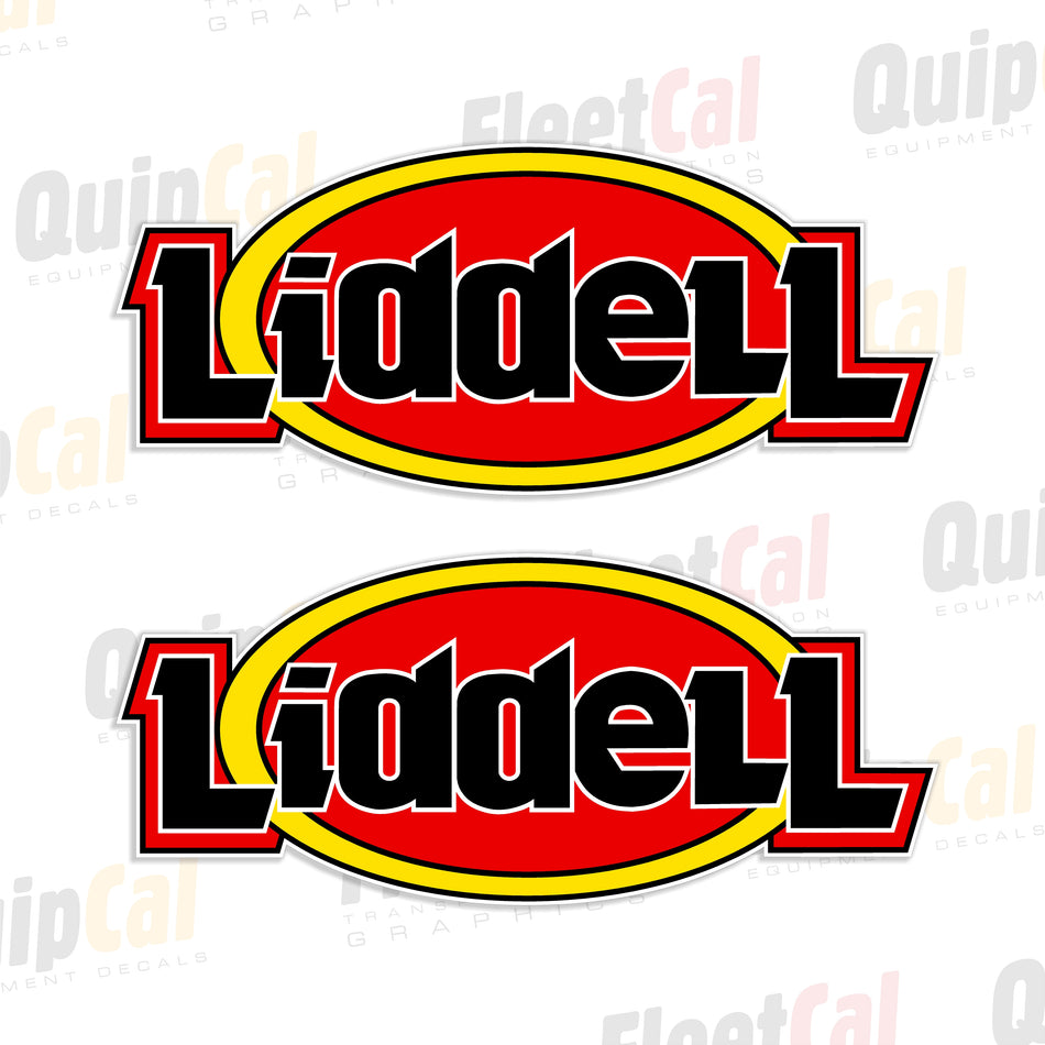 Liddell Trailers Logo Decals (1 PAIR)