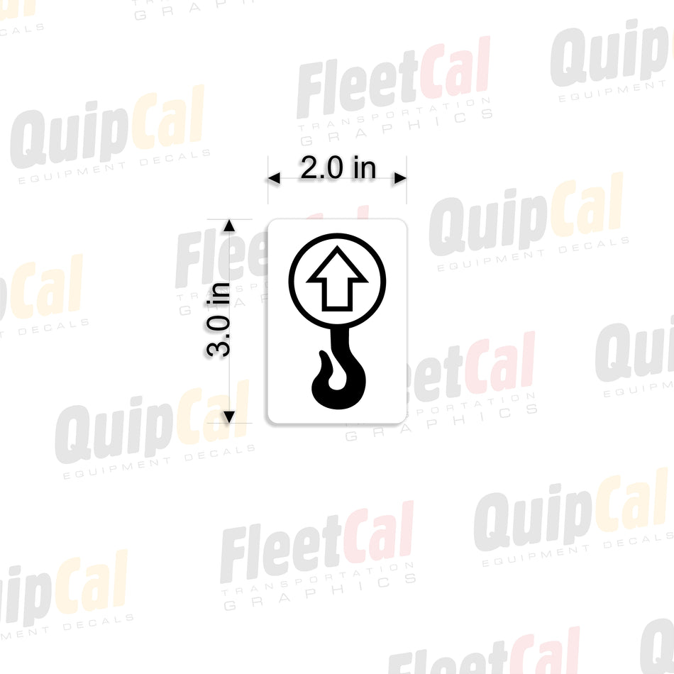 Link-Belt FMC kraan LS-108B markeringsstickerset