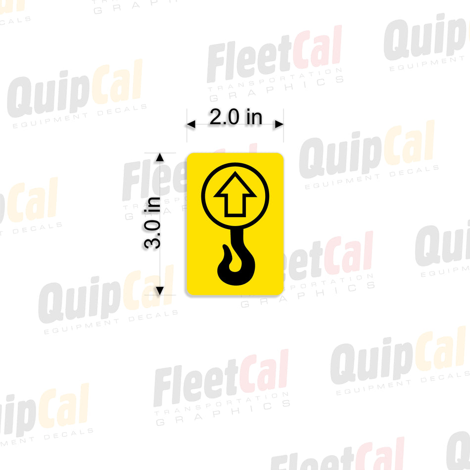 Link-Belt FMC kraan LS-108B markeringsstickerset