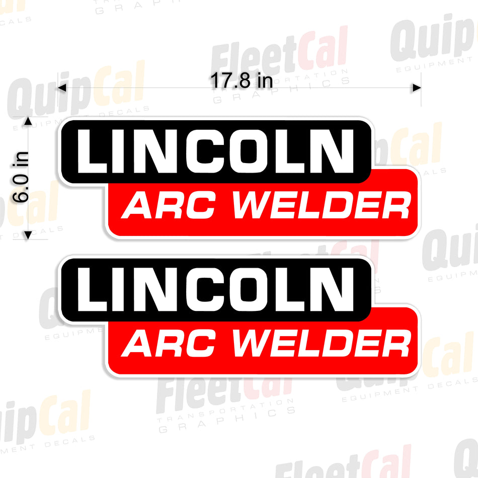 Lincoln Electric Welder Decals